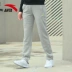 Quần thể thao Anta Quần nữ 2019 Xuân Mới Phụ nữ thoải mái Quần bảo vệ Slim Straight Quần âu Quần thể thao - Quần thể thao quần tập gym nữ Quần thể thao