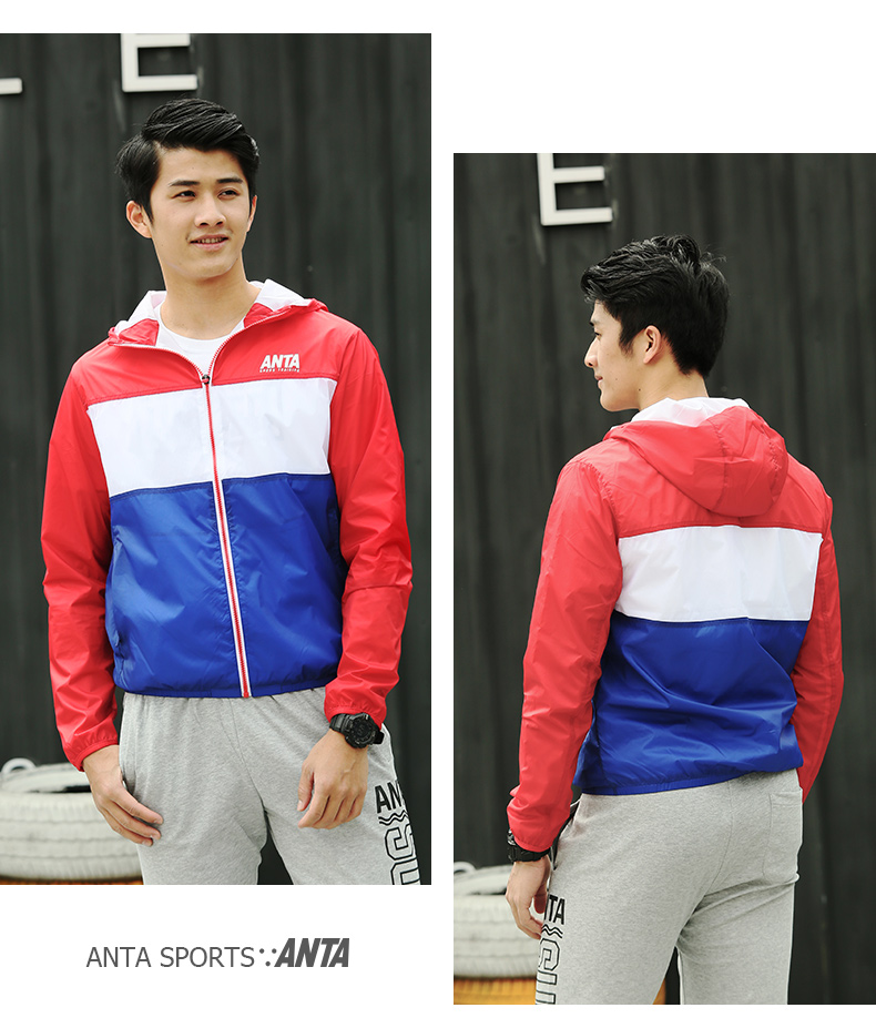 Anta áo khoác nam 2018 mùa xuân mới chính thức đích thực thể thao windproof áo khoác ngoài giải trí áo khoác 15617650 áo gió nam lining