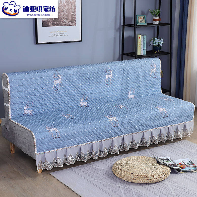 Sofa cushion Four Seasons universal minimalist modern fabric European-style anti-slip sofa bed cover covered cloth towel cushion close to full bag