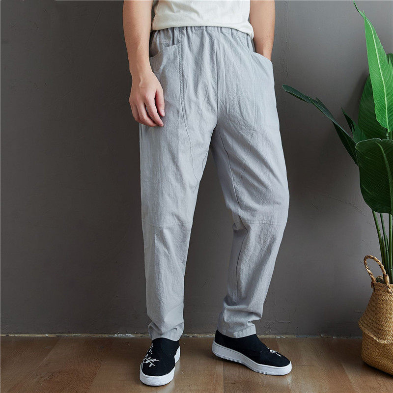 Original Bamboo Festival Cotton Sparrow pants Men's 2022 new spring and summer relaxation trend handsome 100 hitch for men casual long pants