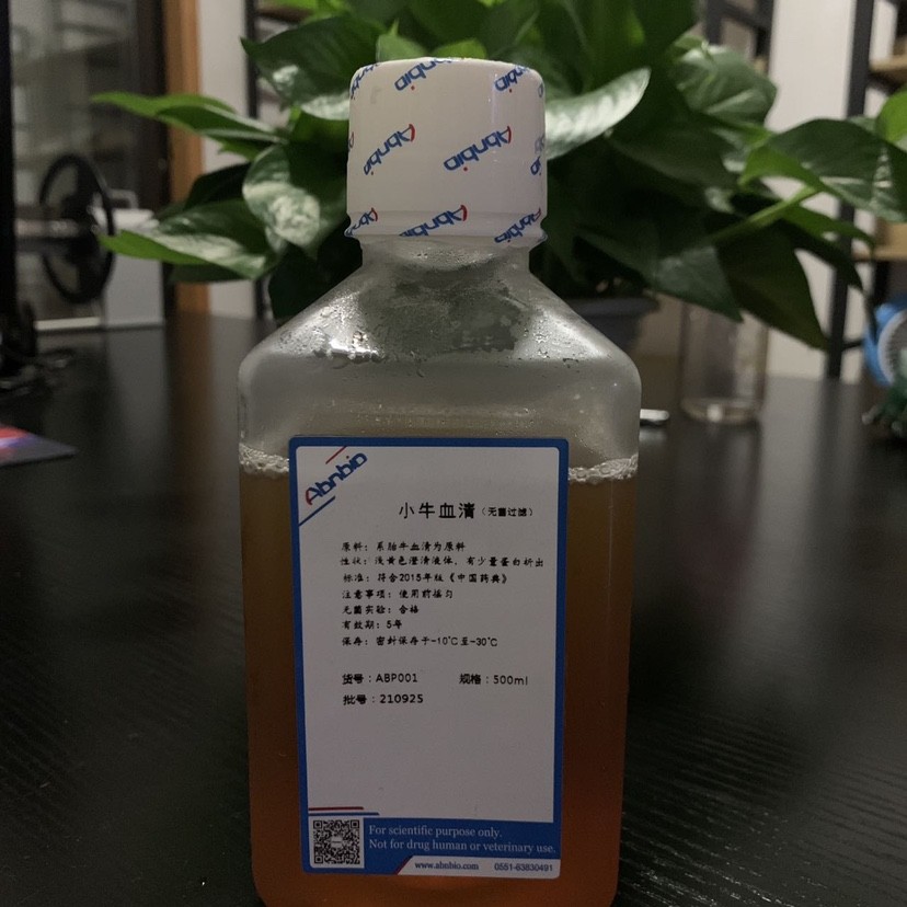 ABNBIO 小牛血清 500ml  ABP001 细胞细菌培养 生化试剂 科研实验