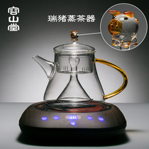 Rongshantang Electric electric pottery stove Tea stove Automatic steam tea maker Puer silent glass kettle White black tea