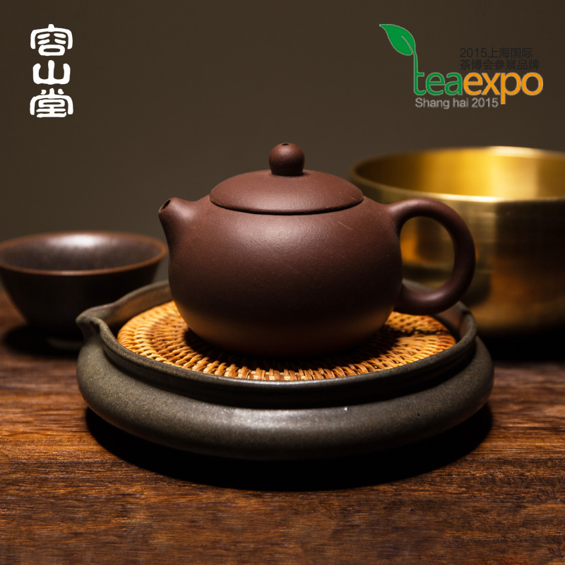RongShan hall ling Ming jia the cane top service up by hand pot bearing are it coarse pottery zen dry terms tray of mini water tea table
