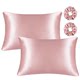 Buy a pair and get hair ties and imitation silk pillowcases. A pair of beauty summer ice silk pillowcases.