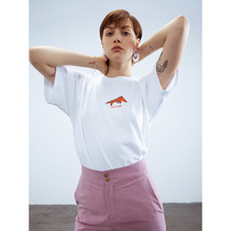 Yiwei grape graffiti series Xinjiang long staple cotton short sleeve t-shirt