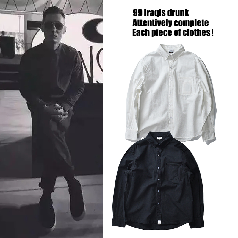 MADNESS MDNS WRUEI SHIRT Yu Wenle casual shirt jacket men's fashion brand versatile long sleeve shirt