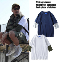 MADNESS CLASSIC WRUI WASH PRINT TEE Yu Wenle Tide Card 50% Sleeve Undershirt Man