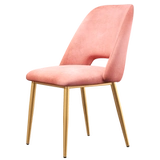 [Tmall] нордическое столовое кресло домашний офис стул задним стул легкий роскошный макияж современный простота кафе железное обеденное кресло