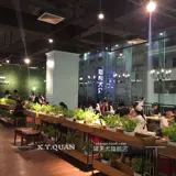 Чердак сплошной дерево кафе перегородка забор цветочный рамка цветочный танк перегород