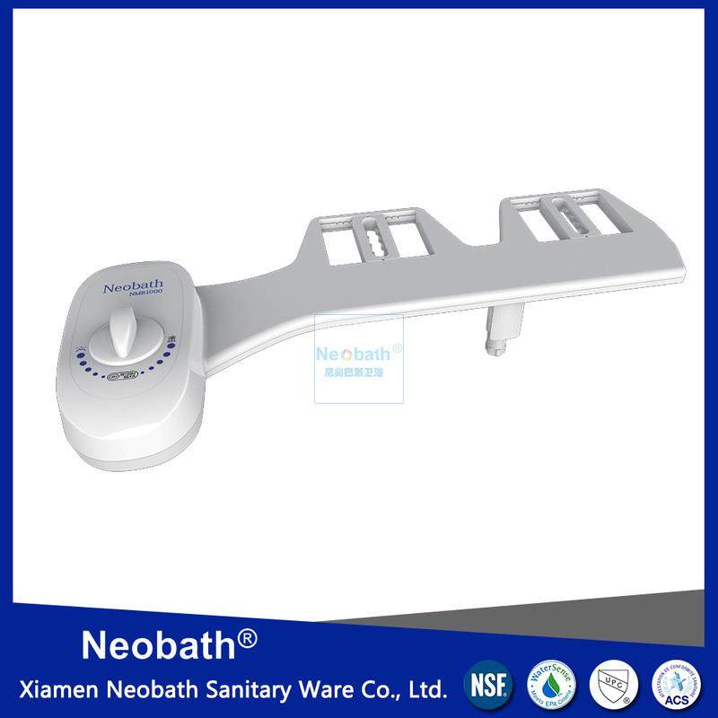 Neobath exported to South Korea single cold non-electric body cleaner smart toilet lid bidet CE certification NMB1000
