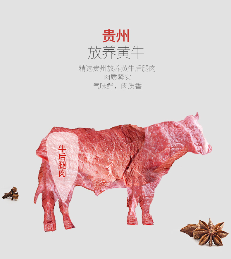 牛头牌 8种口味牛肉组合 290g 量贩袋装 图3