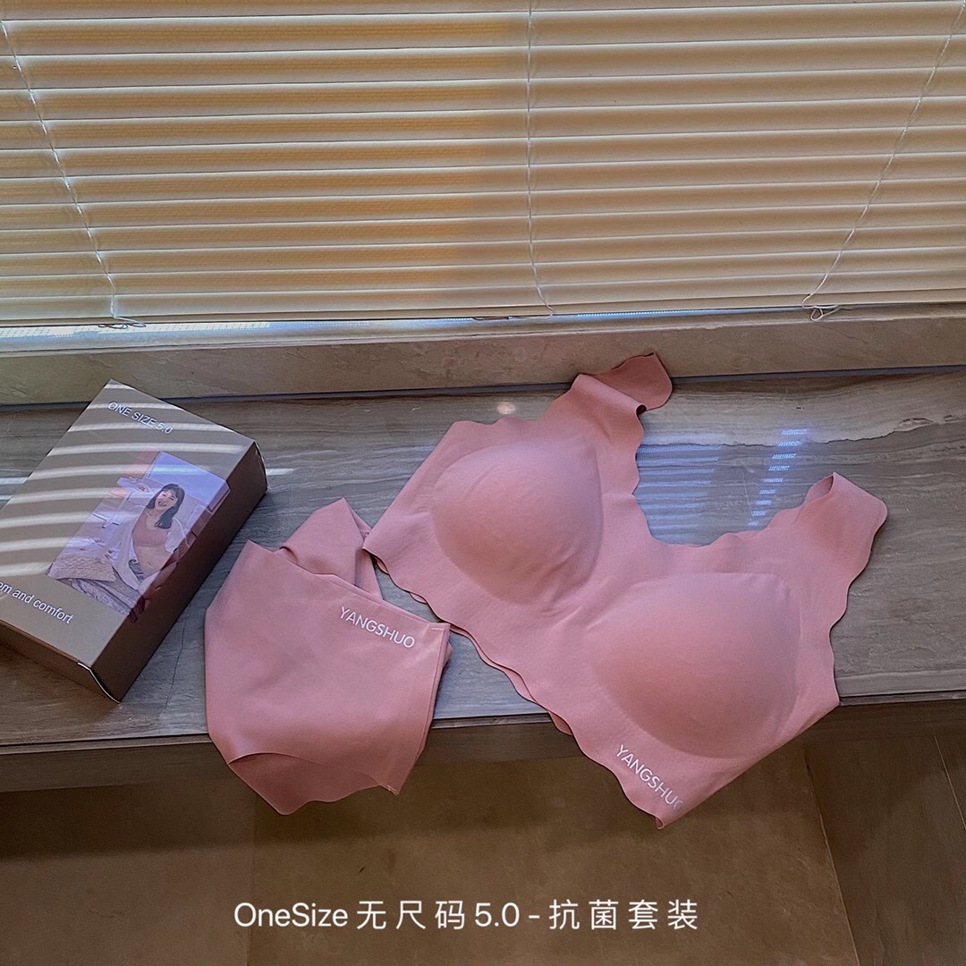 Net red V collar No size 5 0 lingerie Latex Bra No Steel Ring Comfort Naked Feeling Bra Thin