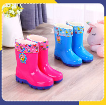 Children Rain shoes Boys Girls Primary school Children Shoes Cute Non-slip Kid Rain Boots CUHK Kid Rubber Shoes Baby Water Shoes