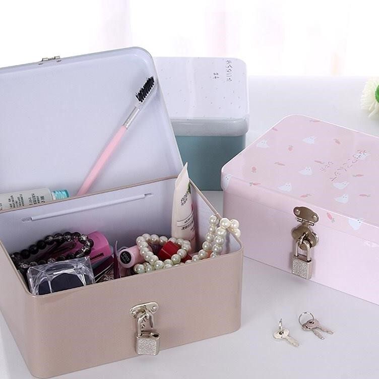 Iron zygote Iron box Small zygote box Small iron box Simple metal storage box Rectangular household portable