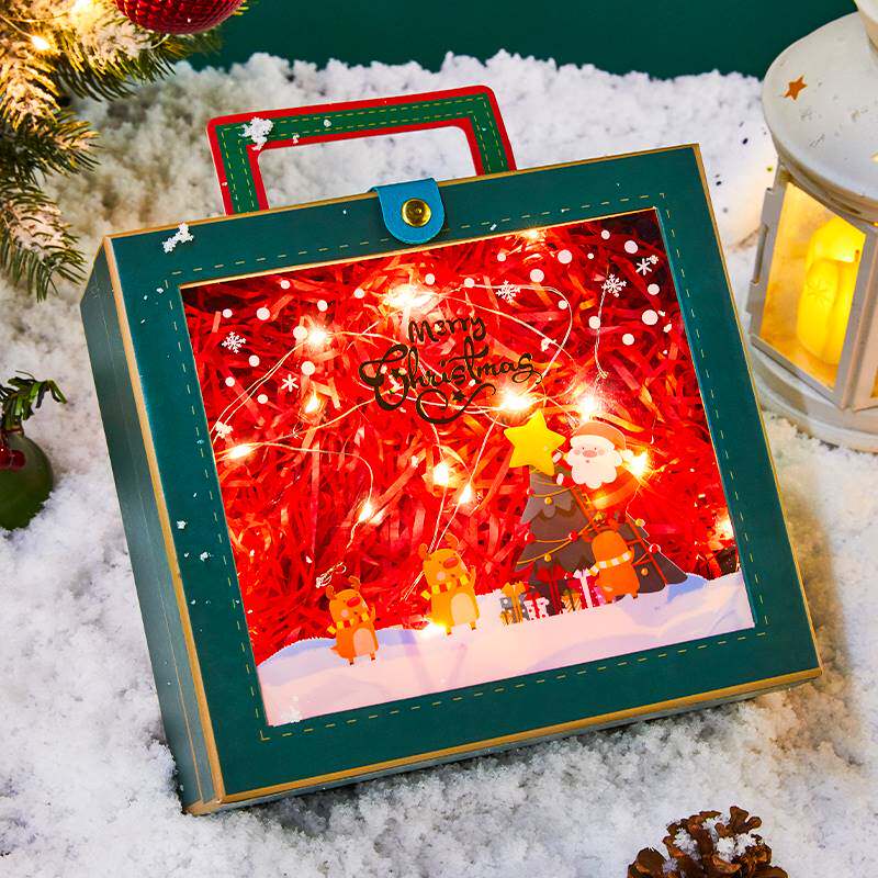 Christmas Eve Apple Candy Gift Box Empty Box Creative Advanced Empty Box Scarf Lipstick Packaging Box for Girls