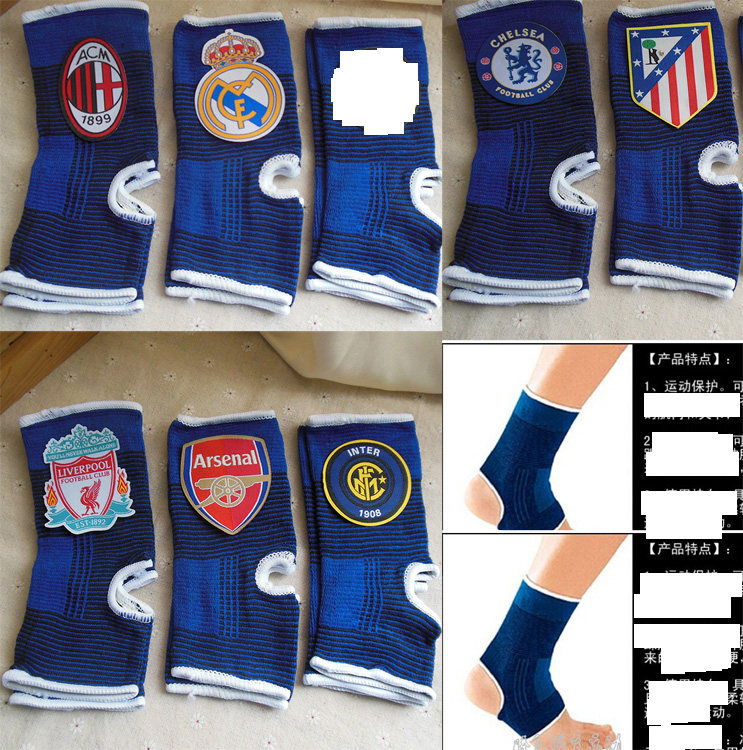 A fan supplies Inter Milan AC Milan Chelsea Paris Juventus Real Madrid Arsenal football ankle support