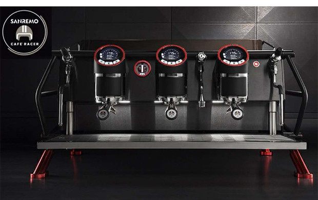 máy pha cà phê breville 878 Ý nhập khẩu máy pha cà phê bán tự động hai đầu ba đầu ba điều khiển điện tử của Ý - Máy pha cà phê máy pha cà phê mang đi