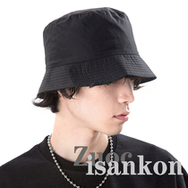  (Sitting and eating mountain air)Korean solid color casual sunshade basic fisherman hat summer basin hat Korean bucket hat men and women