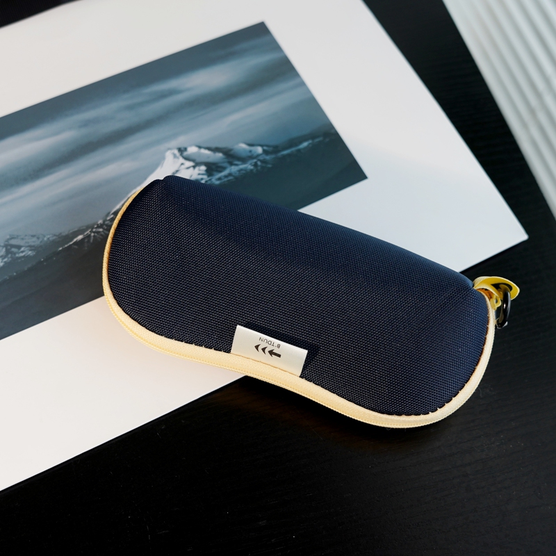 Outdoor Hook Ultra-Light Glasses Case, Unisex Zipper Fabric Portable Sunglasses Pouch, Sunglasses Storage Eye Bag