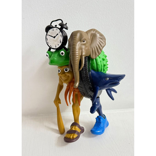 融合怪外国山海经玩具手办怪物融合体版AI美国玩偶全套公仔