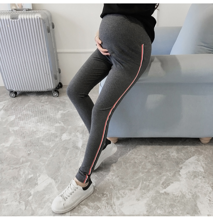 Quần legging nữ mùa thu 2018 mới mặc quần thể thao size rộng eo cao nâng bụng mẹ mùa hè thời trang cotton quần bầu công sở
