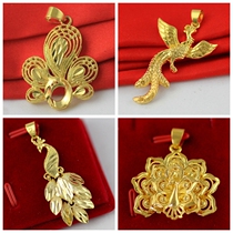 Flame Phoenix Peacock Open Screen Gold Peacock Waterpolo Chain Item Pendant Womens Online Store MicroShang One Generation Of Ecoin Gold Ornaments