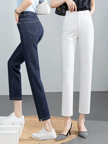 雅思诚 Тонкие прямые свободные джинсы, летние штаны, не выцветает, по фигуре, подходит для подростков