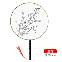 Справочный рисунок с шаблоном/орхидей