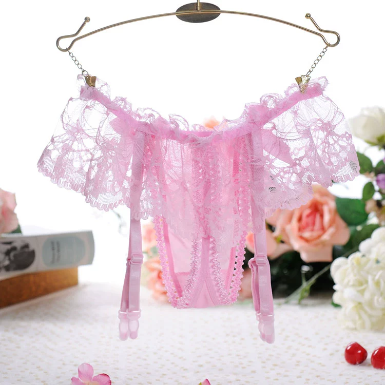 Châu Âu và Mỹ lady ren kích thước lớn garter garter set vớ ống dài khóa ra khỏi các phụ kiện clip móc khóa