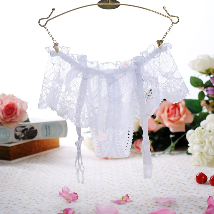 Châu Âu và Mỹ lady ren kích thước lớn garter garter set vớ ống dài khóa ra khỏi các phụ kiện clip móc khóa