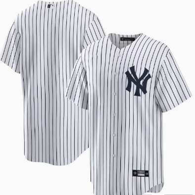 New York Yankees Baseball Jersey Without Number, Cardigan Style, Game Uniform, Summer Wear New York Yankees Baseball Jersey Without Number, Cardigan Style, Game Uniform, Summer Wear