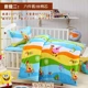 Mẫu giáo quilt ba mảnh trẻ em ngủ cotton hoạt hình chăn bông bộ sáu bộ sản phẩm giường với lõi có thể tháo rời và có thể giặt - Bộ đồ giường trẻ em