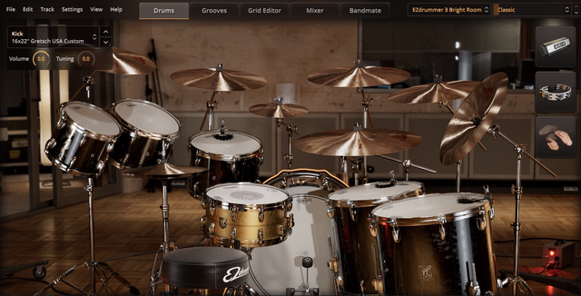 ຊຸດ EZdrummer3 ຊຸດ 65 ຊຸດ 140GB sound library drum source sound plug-in WIN/MAC