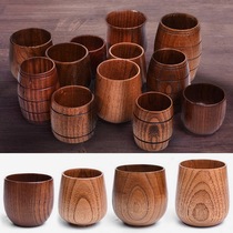 Wooden Big Belly Cups Handmade Natural Spruce Wood Cups Beer