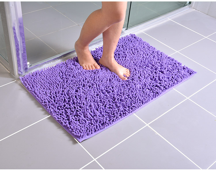 thảm toilet cửa phòng tắm mat phòng tắm mat thảm cửa tấm thảm chùi chân nhà vệ sinh thấm dày - Thảm sàn thảm xốp cho be 60x60
