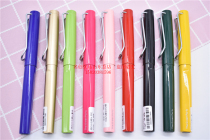 The Green Party simple gel pen gradient color wire clamp pull cap neutral pen black refill