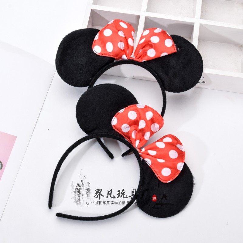 Christmas headband Children's Day Mickey Minnie Mickey Mouse headband hair card Christmas party event headwear