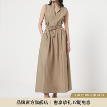 [BC春夏新品]Brunello Cucinelli 女士无袖气质通勤休闲连衣裙