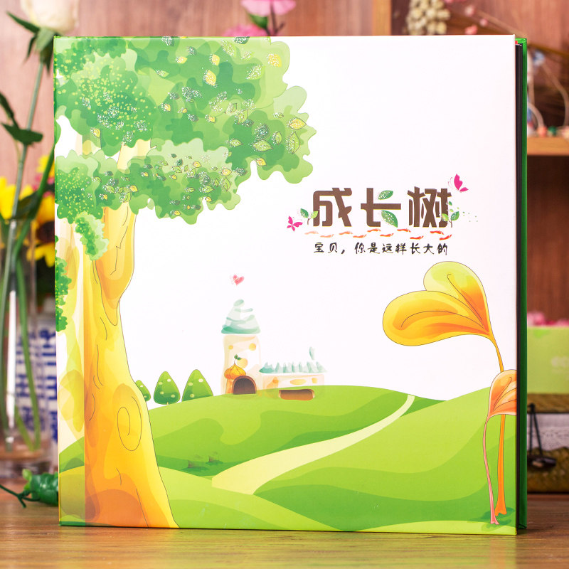 DIY Album Baby Growth Album Adhesive Film Creative Family Children's Record Book Handmade Album