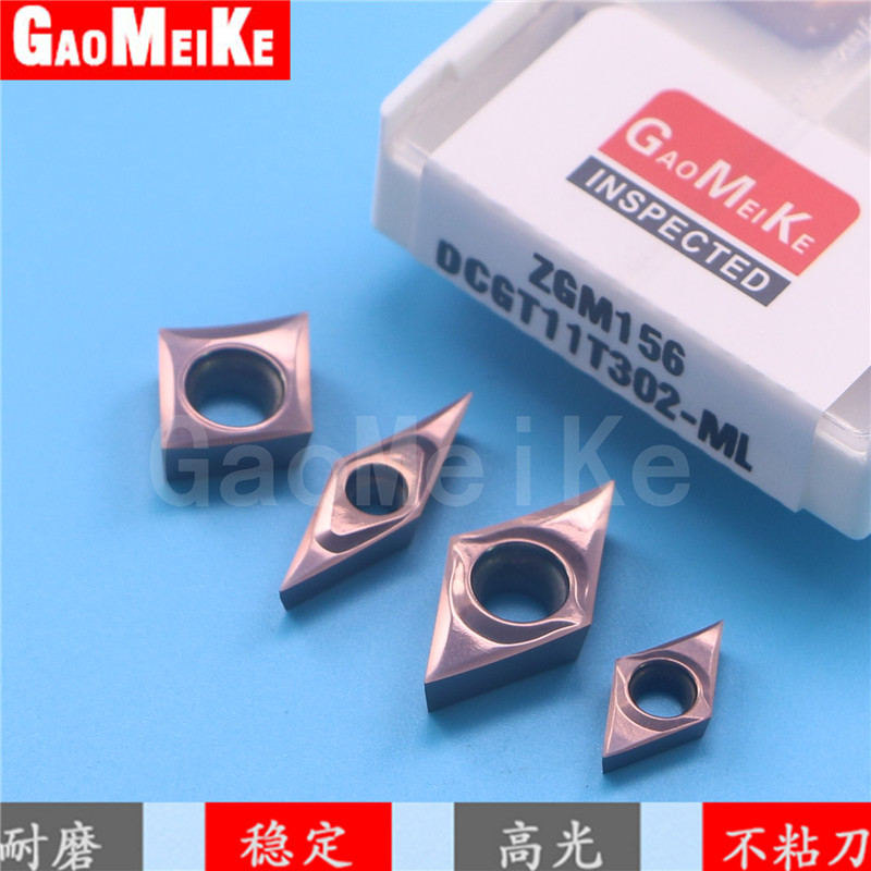 Stainless steel outer circle inner hole fine turning blade without slotting left and right shared car hard material CC DC VCGT110302ML