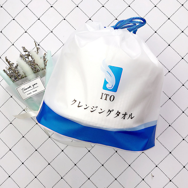 Spot Japan ito face towel Disposable pure cotton sterile cleansing towel Cotton soft towel thickened roll type