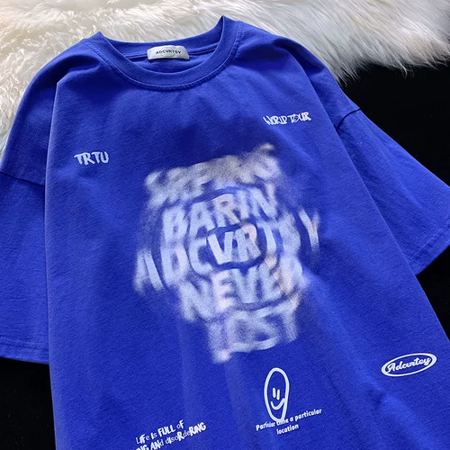 Tide, футболка в стиле хип-хоп для влюбленных, в американском стиле, оверсайз