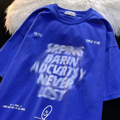 Tide, футболка в стиле хип-хоп для влюбленных, в американском стиле, оверсайз