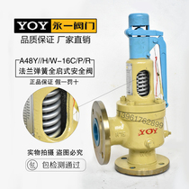 YOY China Yongyi A48Y H-16C 25C 40C 64 100 cast steel flange spring full-open safety valve