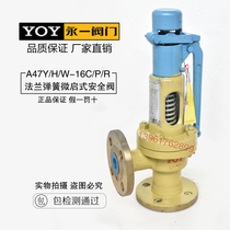 YOY Yongyi A47Y H W-16C 25 40 64 100C P handle spring micro-opening safety valve DN50