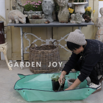 Fall in love with the garden) gardening plant potted flower anti-dirty edge waterproof leak-proof soil flower mat wear-resistant floor cloth