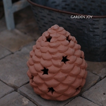 Fall in love with the garden) Grocery courtyard decoration ornaments Christmas wind light star light hazelnut star light hazelnut Star Light