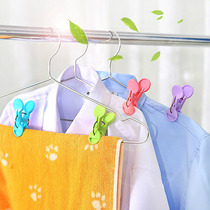 Revitalizing the strong clothes clip 12 sets of plastic clothes clip non-slip drying clothes clip windproof sweater hanging SJ1214
