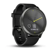 Mua đồng hồ thể thao Garmin Garmin Đồng hồ đeo tay thể thao Vivomove đai đen silicon chạy bộ ngoài trời chạy thể dục - Giao tiếp / Điều hướng / Đồng hồ ngoài trời đồng hồ aolix