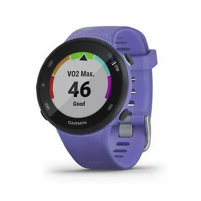 Mua đồng hồ đạp xe thể thao Garmin Garmin Đồng hồ chạy bộ ngoài trời GPS 45w39mm chạy thể dục thông minh màu tím - Giao tiếp / Điều hướng / Đồng hồ ngoài trời